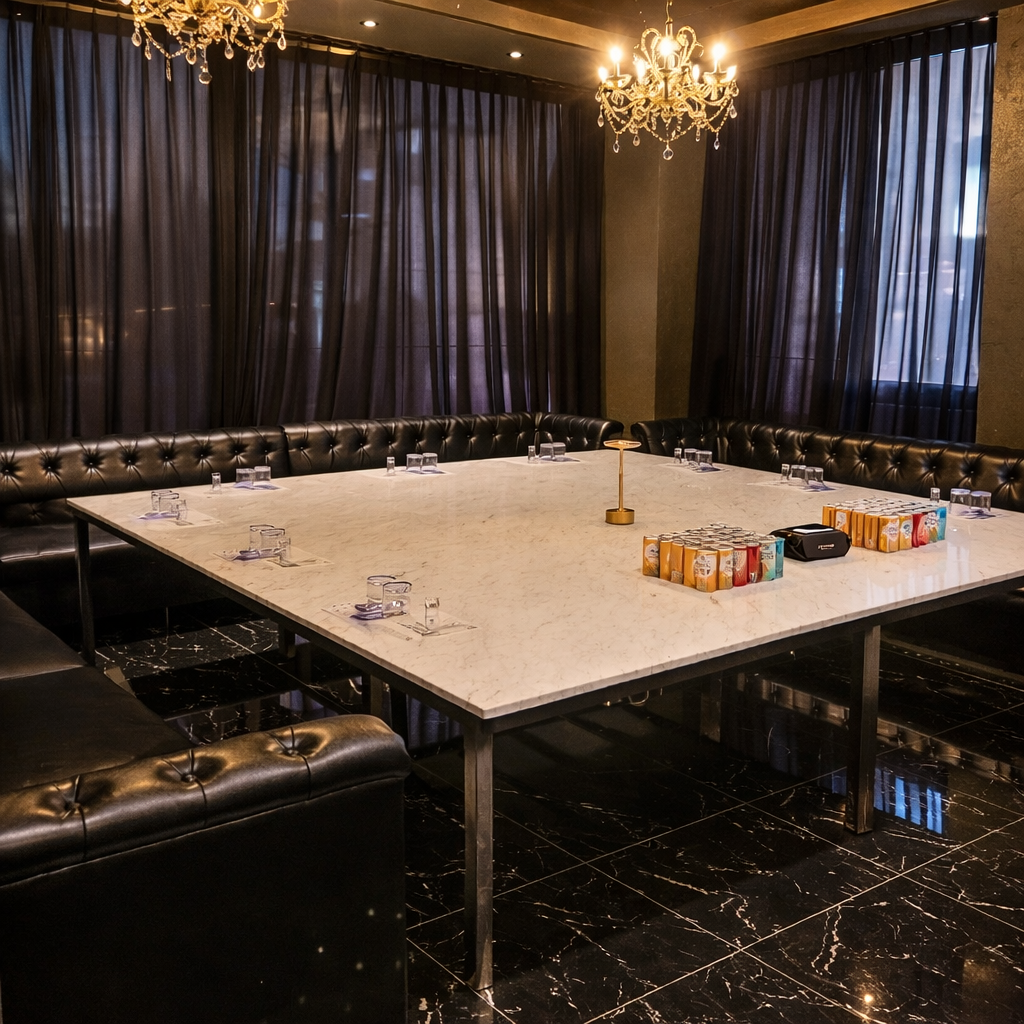 마포 노래방 프라이빗 룸 내부